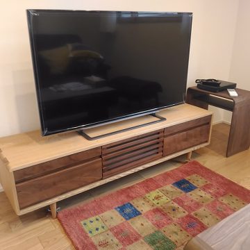 天然木テレビボード