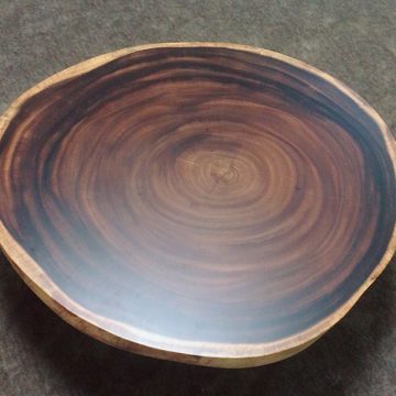 一枚板モンキーポッド輪切りテーブル