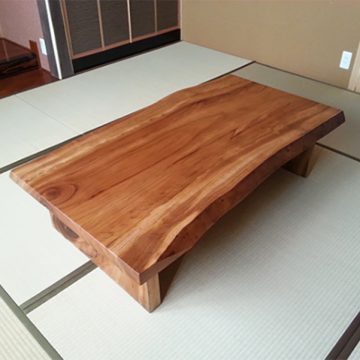 楠　一枚板テーブル