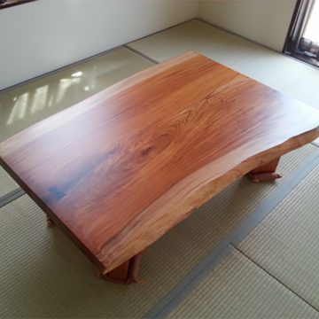 欅　一枚板テーブル