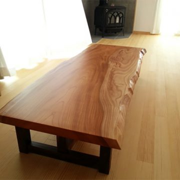 欅　一枚板テーブル　
