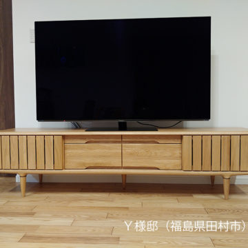 無垢のテレビボード　MOKU180　オーク