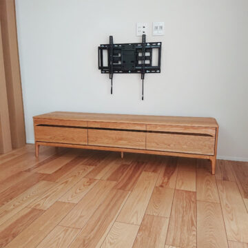 オーク無垢　テレビボード