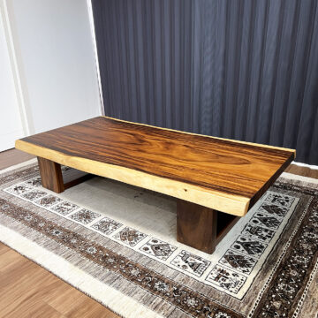 一枚板テーブル モンキーポッド