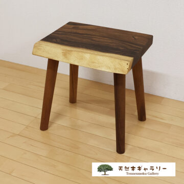 一枚板　スツール　モンキーポッド2601